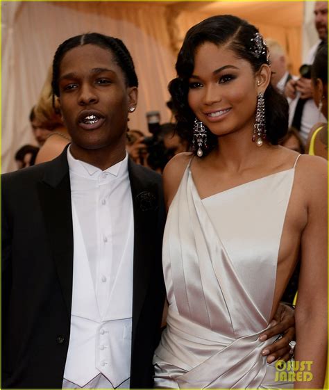 asap rocky chanel iman red carpet|chanel iman engaged.